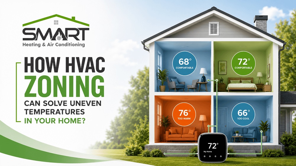 How HVAC Zoning Can Solve Uneven Temperatures in Your Home - Smart heating and air conditioning